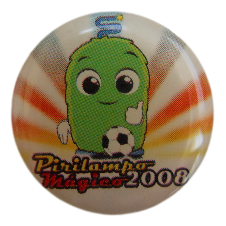 Fotografia do Pin da Campanha Pirilampo Mágico do ano 2008