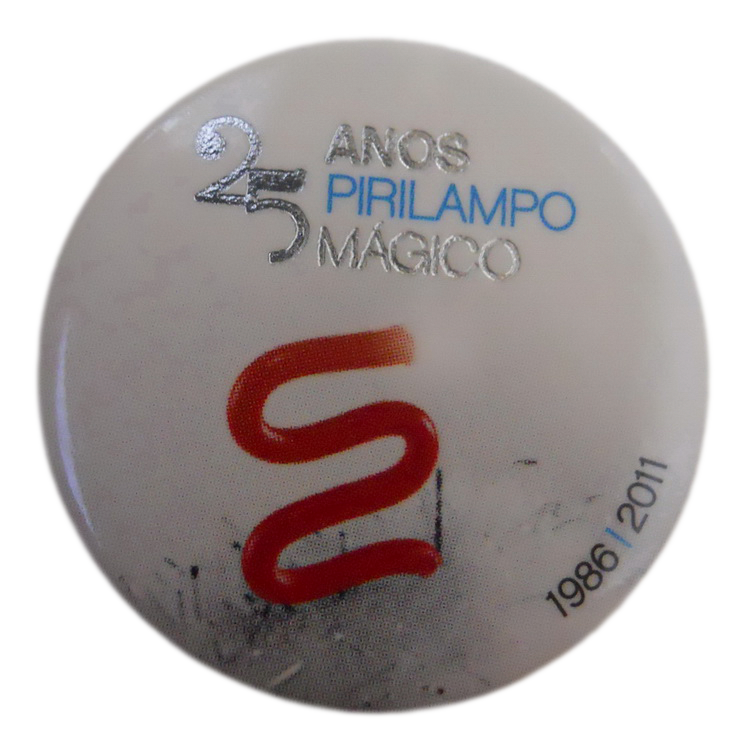 Fotografia do Pin da Campanha Pirilampo Mágico do ano 2011